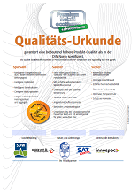 Premium Ecotherm Qualitäts Urkunde Premium Ecotherm Qualitäts Urkunde