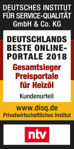 Deutsches Institut für Service-Qualität - Gesamtsieger Preisportale für Heizöl