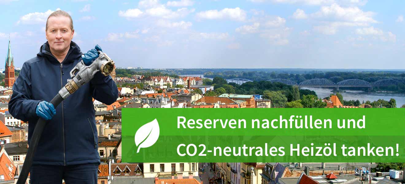 Klimaneutrales Heizöl tanken