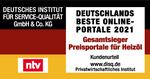 DISQ ntv Gesamtsieger Preisportale für Heizöl 2021